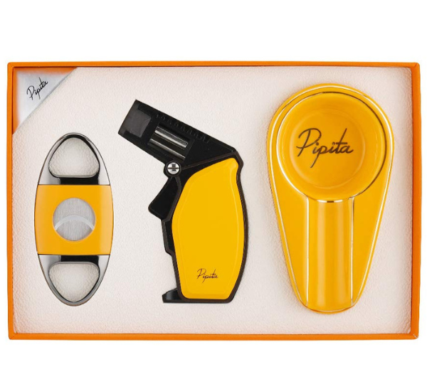 Personalized cigar kits from Groovy Cigars, engraved starter sets, travel kits and complete accessory cases with cutters, lighters and humidors