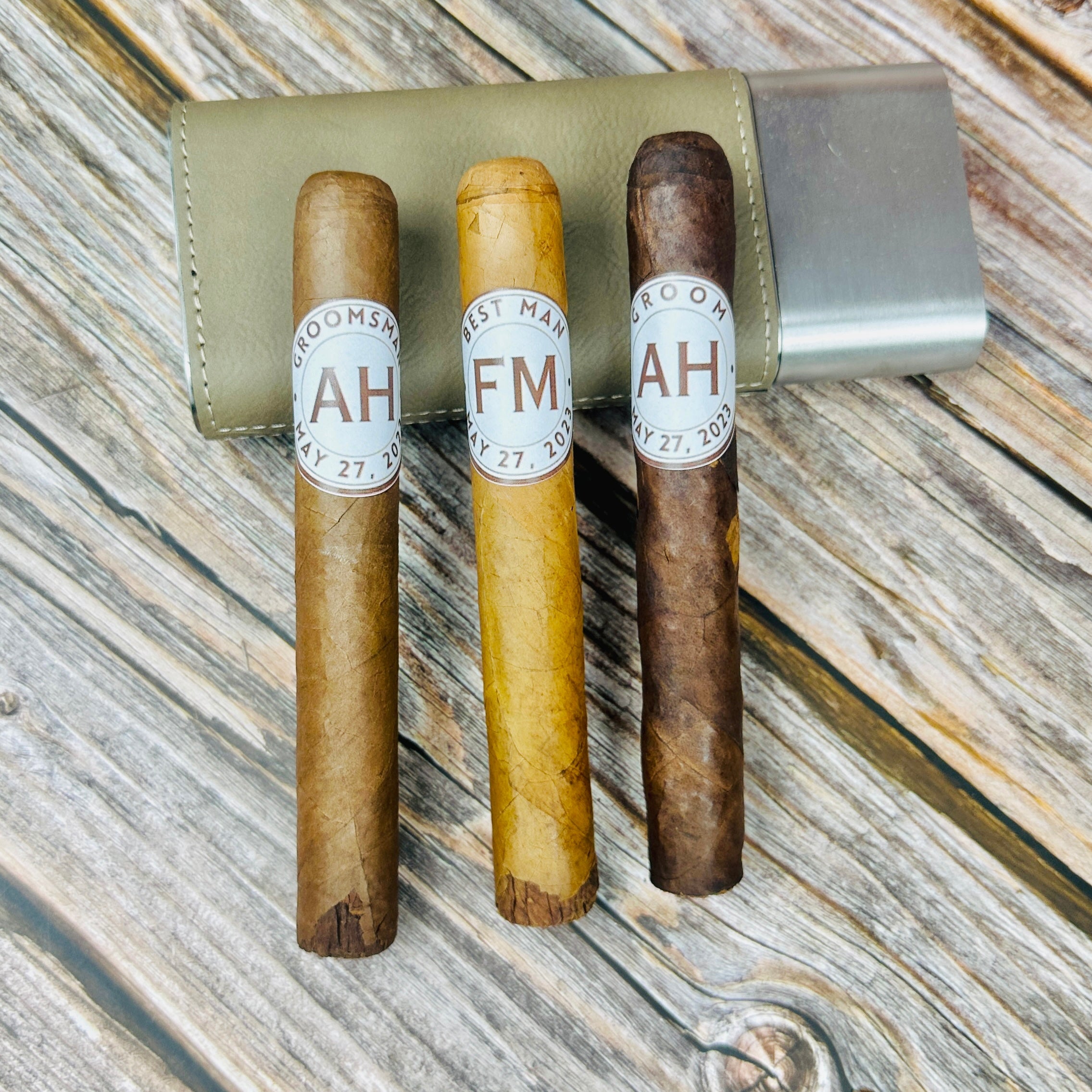 Wedding Party Cigar Labels 